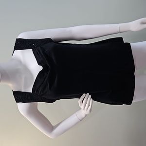 Kenar Black Tank Top